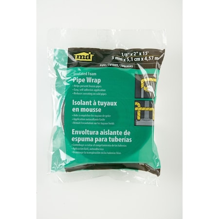 M-D Building Products M-D 1/8 in. X 15 ft. L Foam Pipe Wrap 02378